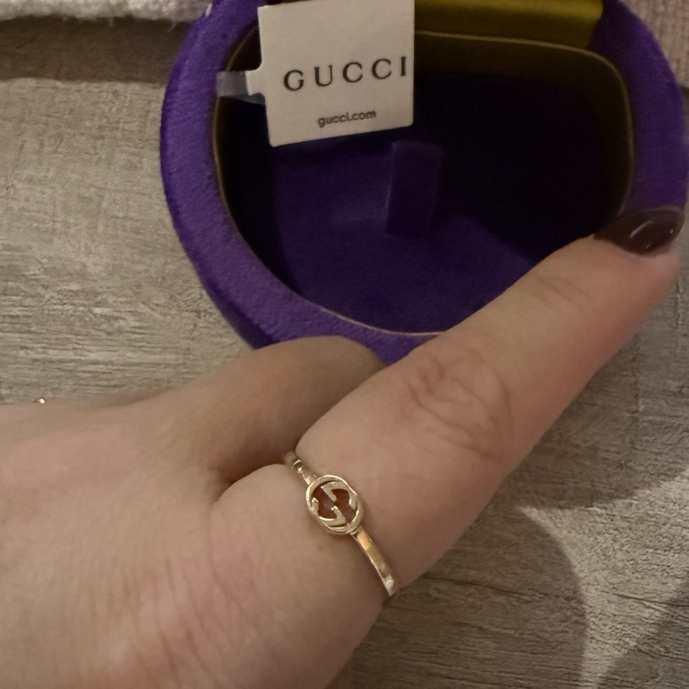 Gucci Interlocking Ring - image 4